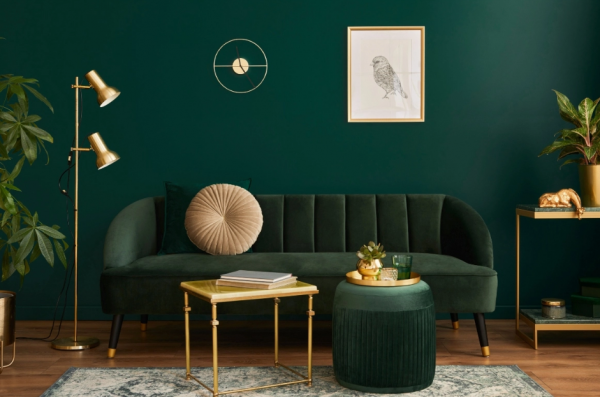 Kamar Monokrom: Pilih satu warna dominan dan variasikan dengan berbagai nuansa